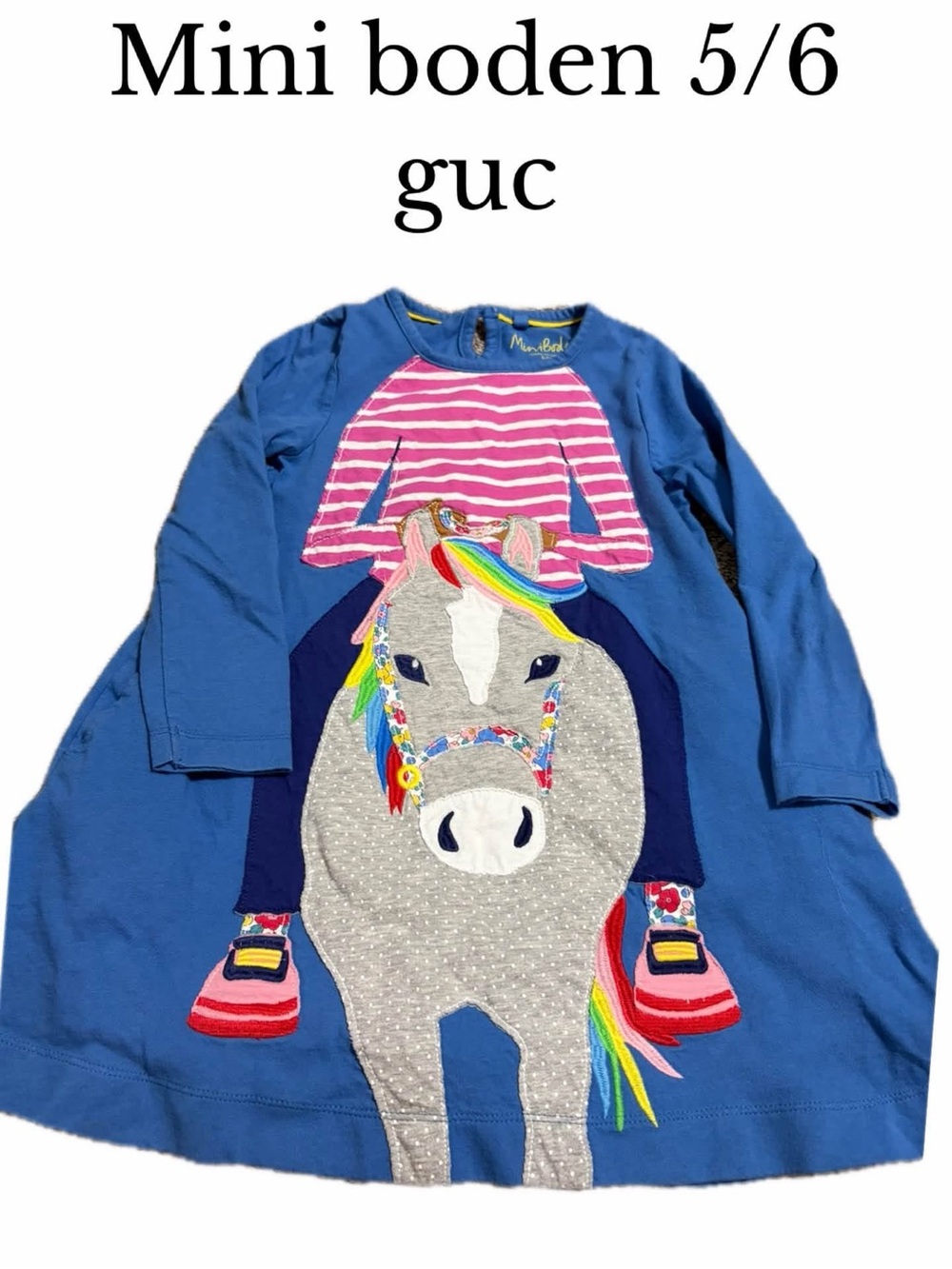 Mini boden horse dress